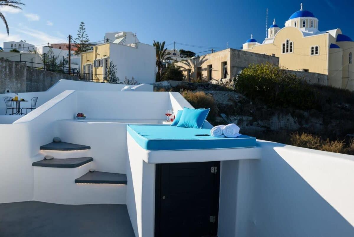 Apartament Santorini Traditional Apt With Private Hot Tub Fira  Zewnętrze zdjęcie